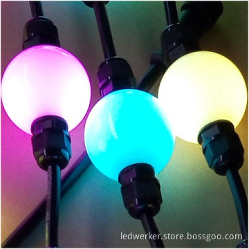 rgb led pixel ball dmx